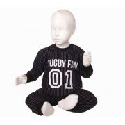Fun2wear jongens pyjama 'Rugby' zwart
