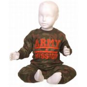 Fun2wear jongens pyjama 'Army mission' groen