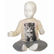 Fun2wear meisjes pyjama 'Kitten' ivoor