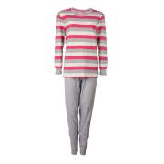 Irresistible dames pyjama 'Grof streep' roze/grijs