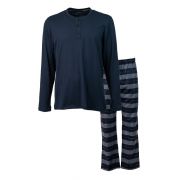 Ten Cate heren pyjama 'Marine/flanel broek'