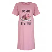 Temptation dames nachthemd korte mouw Donut disturb roze