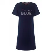 Irresistible dames nachthemd korte mouw Midnight blue marine