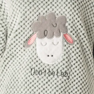 Cocodream dames huispak fleece Lazy sheep mint