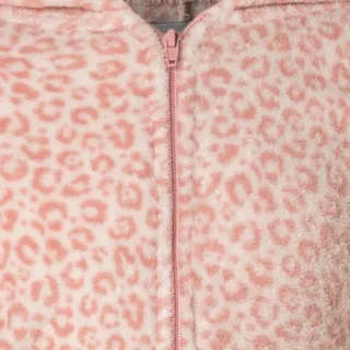 Cocodream meisjes onesie fleece Panter roze