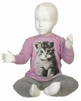 Fun2wear meisjes pyjama 'Kitten' lila