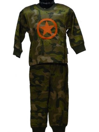 Funderwear jongens pyjama 'Army'