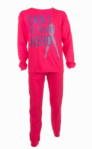 Fun2wear meisjes pyjama 'Hero' fuchsia