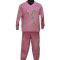 Lunatex meisjes pyjama velours 'Dream/effen' roze