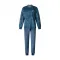Outfitter heren pyjama velours Play blauw